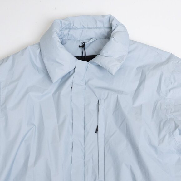 RAINS Fuse Overshirt Jacket Sky Blue Small Waterproof Windproof Insulated - Picture 3 of 14